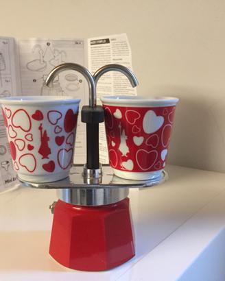 Set caffettiera BIALETTI con 2 tazzine