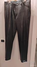 GUCCI Pantalone uomo pelle taglia 56IT
