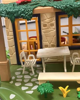 Playmobil villino arredato personaggi oggetti 
