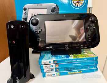 Nintendo Wii U Deluxe 32GB Black Ed. + 4 giochi