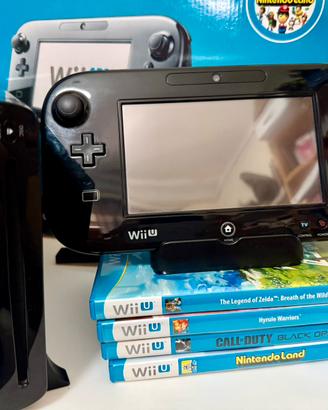 Nintendo Wii U Deluxe 32GB Black Ed. + 4 giochi