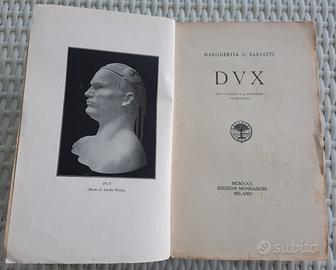 Libro DUX  ediz. Mondadori 1930