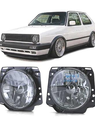 FARI VOLKSWAGEN VW GOLF MK2 83-91 SCURI FONDO CROM