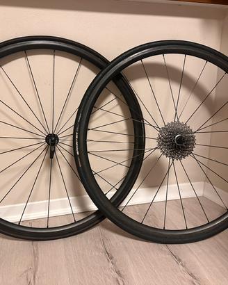 Ruote bici carbonio per tubolare