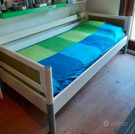 Letto singolo bambini/ragazzi, sopra-elevato 