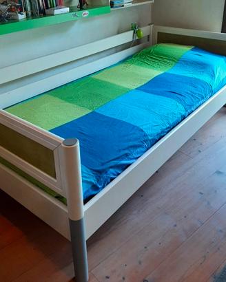Letto singolo bambini/ragazzi, sopra-elevato 
