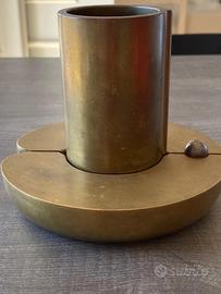 Arnaldo Pomodoro Scultura in bronzo firmata e dedi