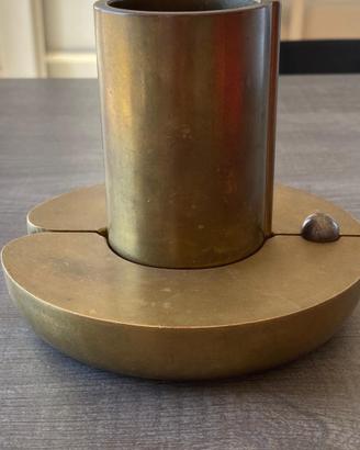Arnaldo Pomodoro Scultura in bronzo firmata e dedi