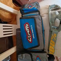 accessori moto marsupio piu occhiali 