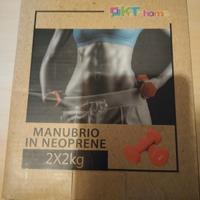 Manubri in neoprene 2×2 kg KT Home come nuovi