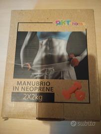Manubri in neoprene 2×2 kg KT Home come nuovi