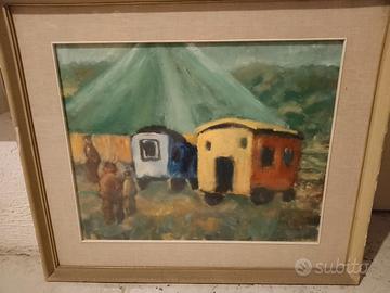 MARIO DESSI DIPINTO OLIO SU TELA