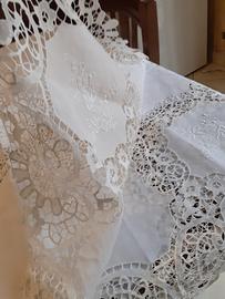 Copriletto Burano + Tovaglia lino Buano stesso ric