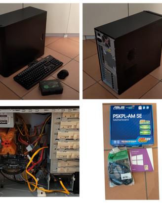 Desktop Intel Duo core quad 9400, SSD128 + HD500