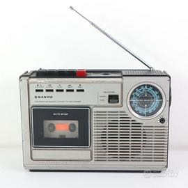 sanyo m2402-2le radio boombox anni 70