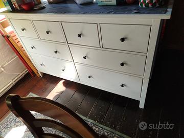 HEMNES cassettiera 8 cassetti