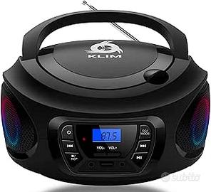 Stereo Portatile Radio portatile FM, lettore cd,