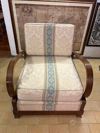 Poltrona letto singolo  tapezzeria nuova