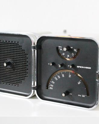 Brionvega TS502 Radio Cubo Bianco Ghiaccio 