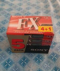 Musicassette Sony FX90 90 minuti sigillate