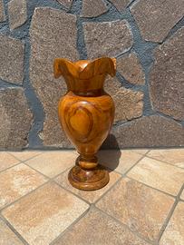 Vaso in legno massello artigianale