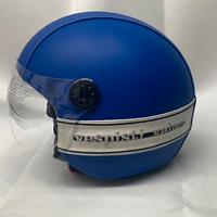 Casco vespisti veloci blu vespa vintage o moderne