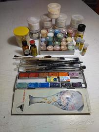 Colori 3° fuoco, Kolinsky, oro x ceramica