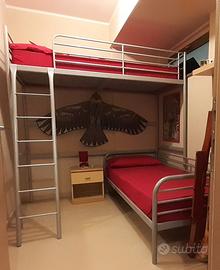 Letto a castello ad angolo Ikea Svarta