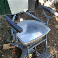 Sedia poltrona sanitaria anni 50