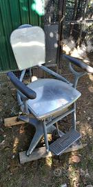 Sedia poltrona sanitaria anni 50