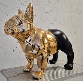 Bulldog Design Oro e Nero