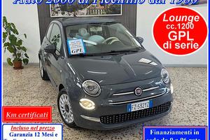 Fiat 500 1200 Lounge GPL con Garanzia 12 mesi