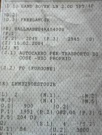 LAND ROVER  frelander
