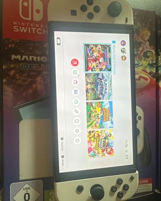Nintendo switch OLED bianca