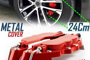 Cover COPRI PINZE Freni Auto ROSSE Tuning 24CM
