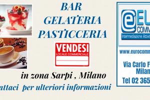 336/24 BAR PASTICCERIA GELATERIA adiacenze Sarpi