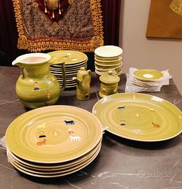 Servizio "DORIKA" 33 pz - Dipinto a Mano