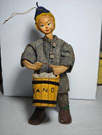 Bambolina Vintage Abano anni '30/'40 Panno Lenci