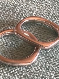 Coppia anelli BREIL acciaio inox
