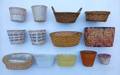 set cestini copri vaso