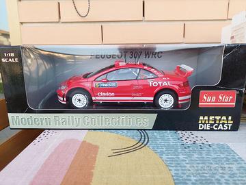 Peugeot 307 WRC Rally Finland 2004 scala 1:18