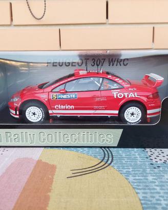 Peugeot 307 WRC Rally Finland 2004 scala 1:18