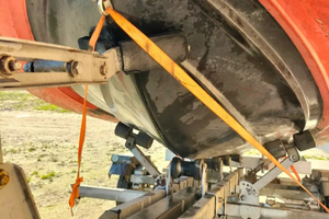 Carrello con gommone