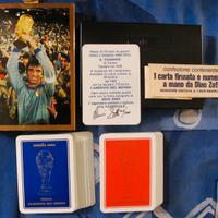 Dino Zoff carta con la firma autografa e numerata