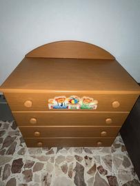 Cassettiera legno