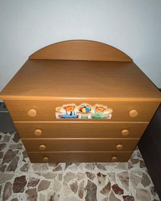 Cassettiera legno