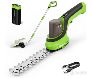 WORKPRO 7,2 V Tagliaerba e Tagliasiepi senza Fili