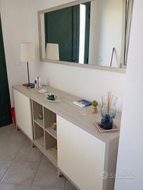 Madia moderna + specchio Mobile ingresso credenza