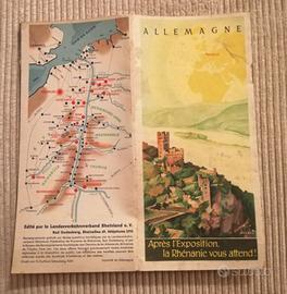 Dépliant invito in Renania per Expo 1935 Bruxelles