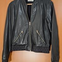 giacca donna NAF NAF in vera pelle 